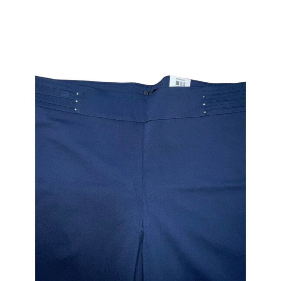 JM Collection Women's Pull On Tummy Control Slim Leg/Rivet Pants 2XL Blue - Picture 3 of 15